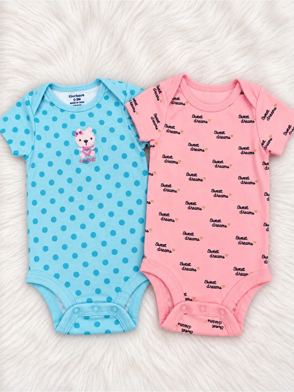 2 Pack One-Piece Bodysuits